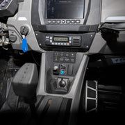 Polaris 2025 RZR Pro R Kenwood Radio and Rocker Intercom with Switch Pros VERTICAL Bracket - PCI Race Radios