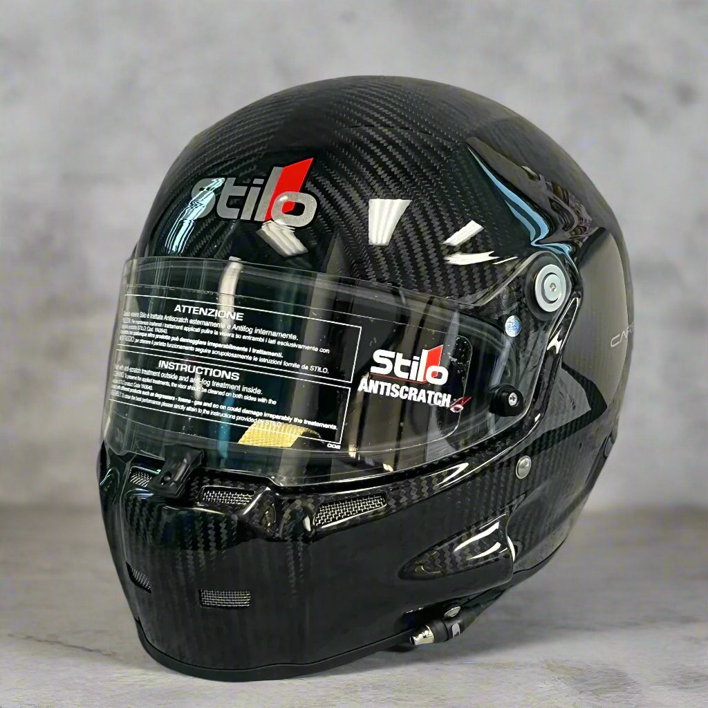 Clearance Stilo wired ST5F Carbon Fiber Helmet - XLarge(61) - PCI Race Radios