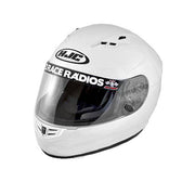 PCI HJC CS-R3 DOT Helmet - White - PCI Race Radios