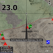 Glamis Lowrance Map - PCI Race Radios