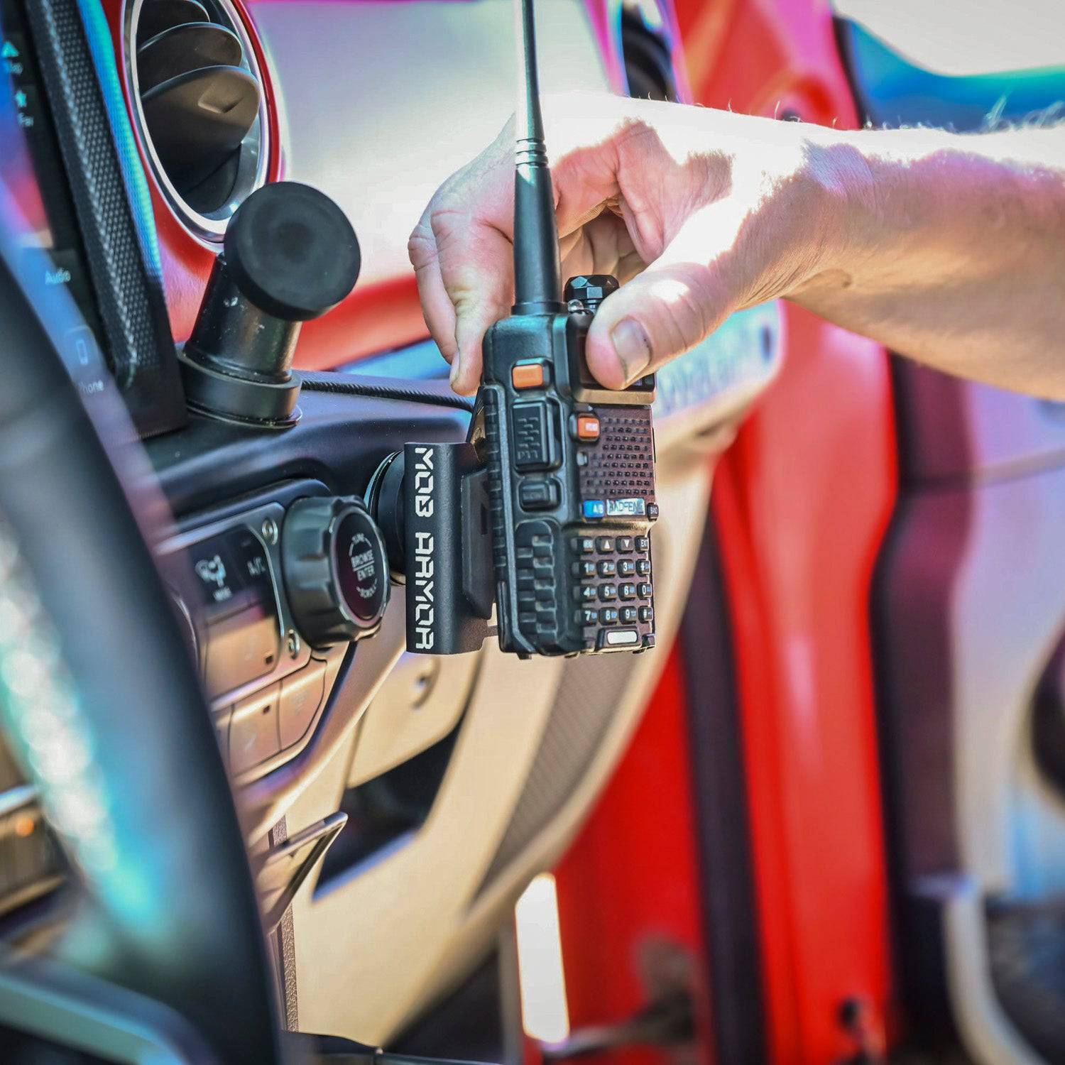 Mob Armor Handheld Radio Mount - PCI Race Radios