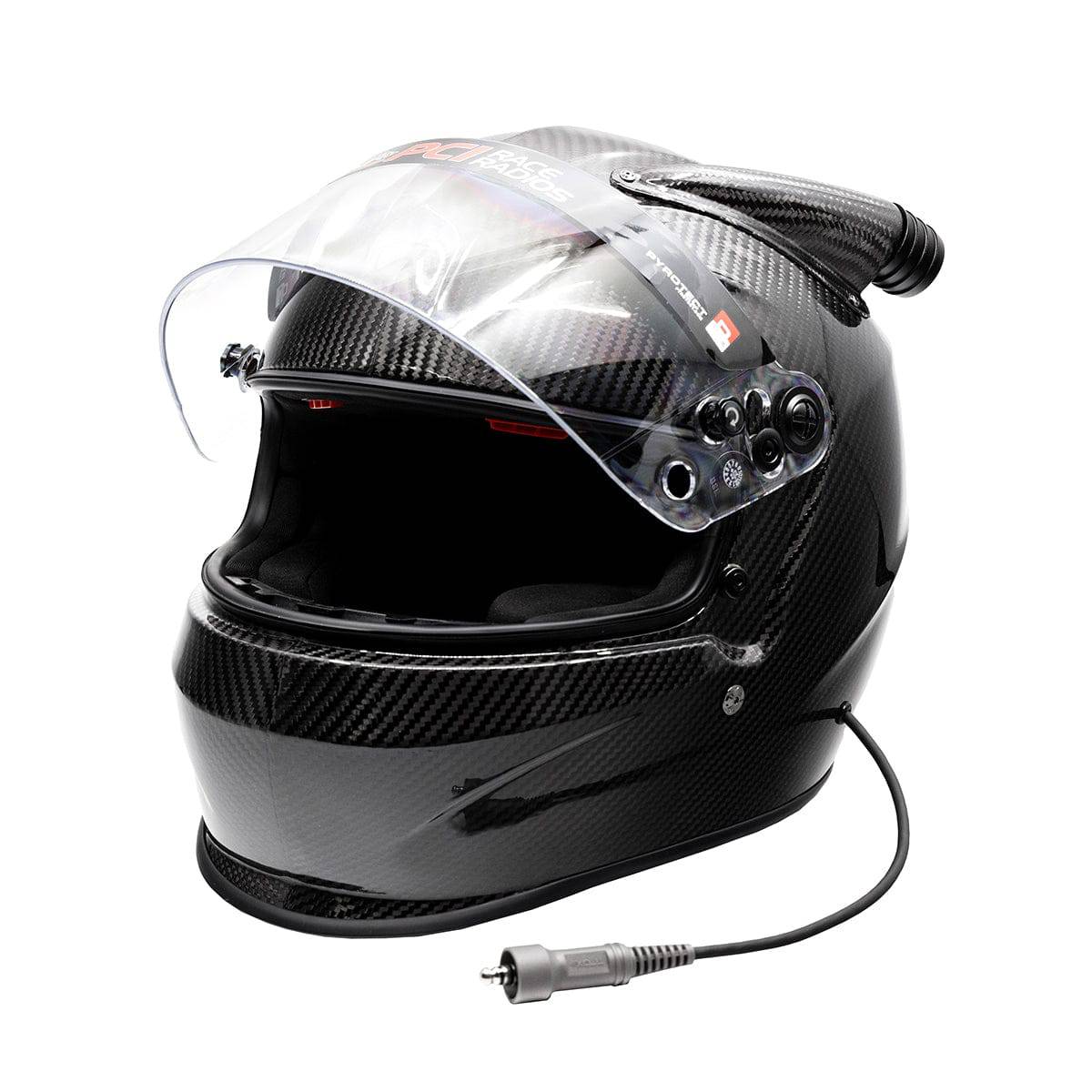 Pyrotect Sportmax DOT Carbon Fiber Midair Helmet - PCI Race Radios