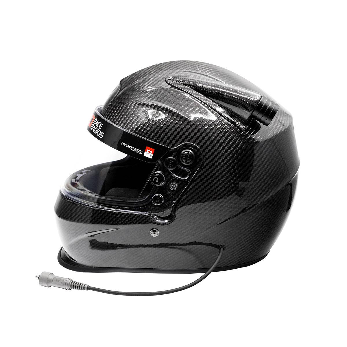 Pyrotect Sportmax DOT Carbon Fiber Midair Helmet - PCI Race Radios