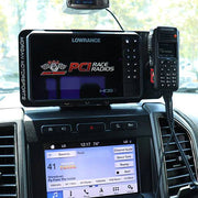 Ford Elite FS and HDS Live GPS Billet Fold Down Bracket - PCI Race Radios