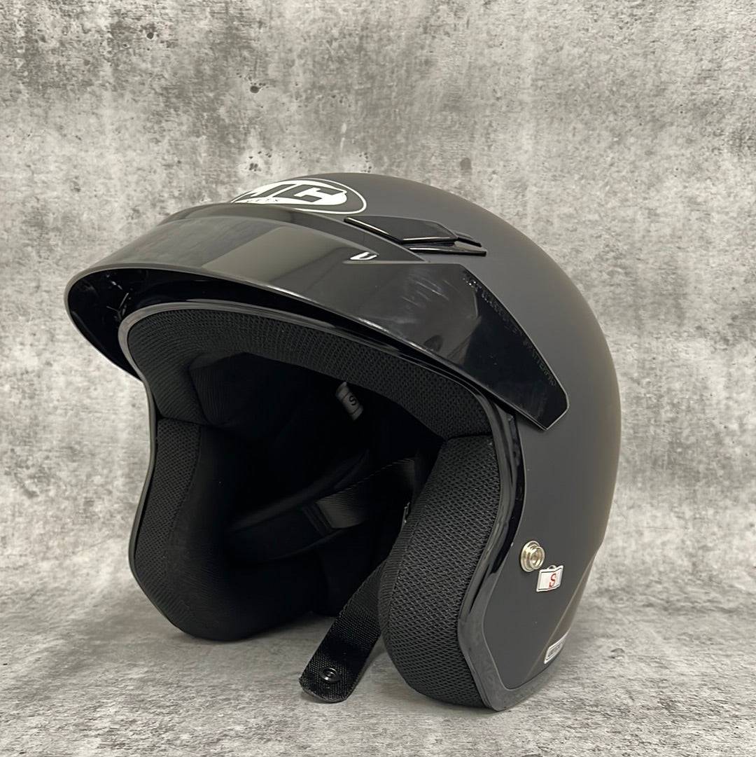 Clearance HJC CS-5N Open Face DOT Helmet Black Small - PCI Race Radios