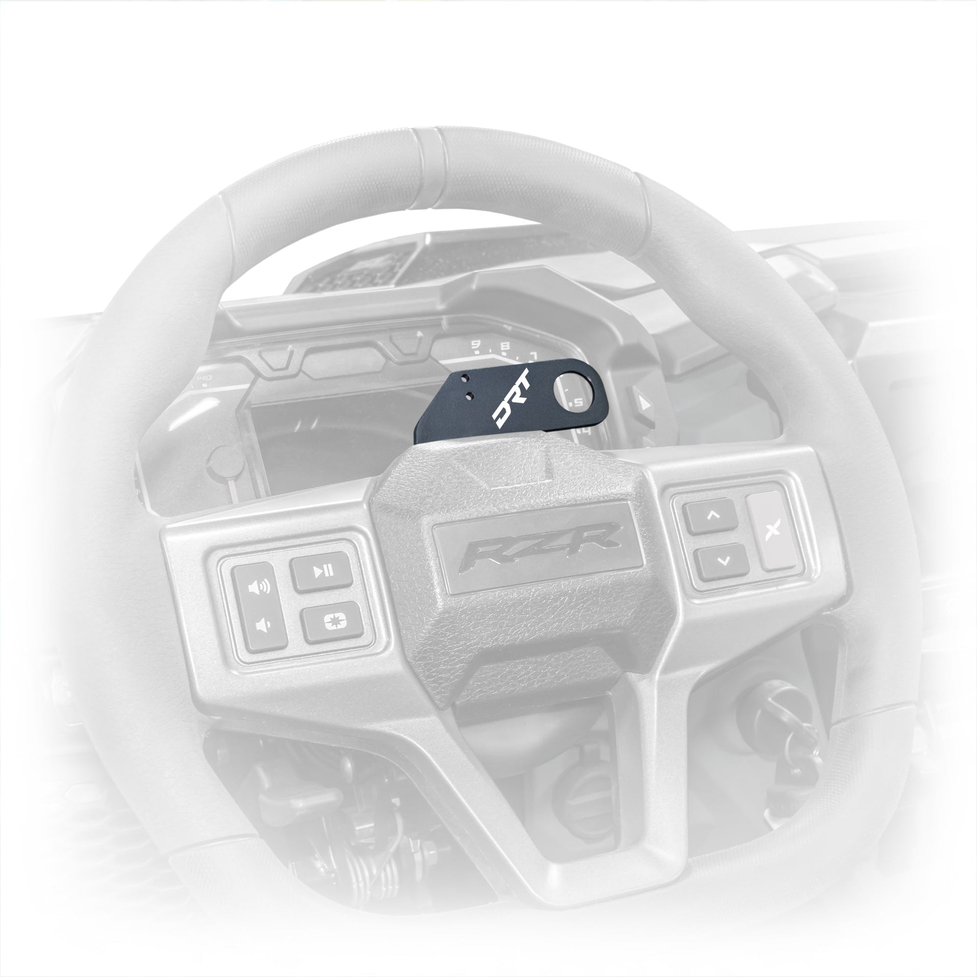 DRT Polaris RZR 2020+ Steering Wheel Single Push-To-Talk Plate - PCI Race Radios