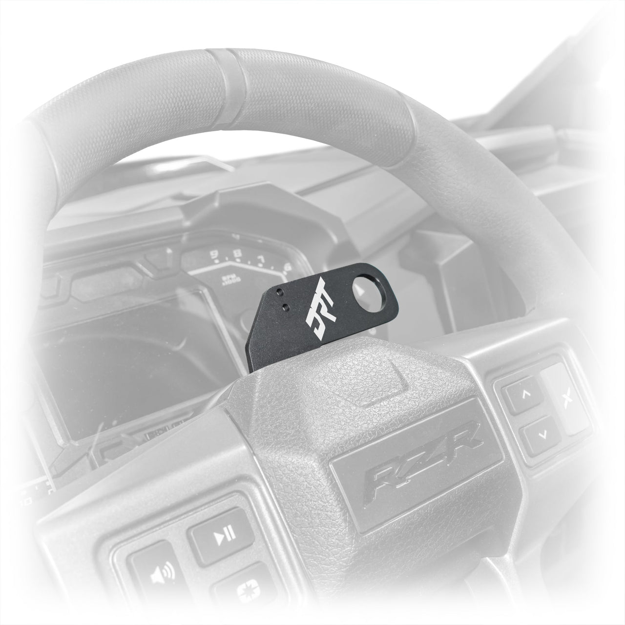 DRT Polaris RZR 2020+ Steering Wheel Single Push-To-Talk Plate - PCI Race Radios