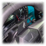 DRT Polaris RZR 2020+ Steering Wheel Single Push-To-Talk Plate - PCI Race Radios