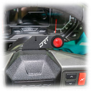 DRT Polaris RZR 2020+ Steering Wheel Single Push-To-Talk Plate - PCI Race Radios