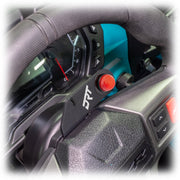 DRT Polaris RZR 2020+ Steering Wheel Single Push-To-Talk Plate - PCI Race Radios