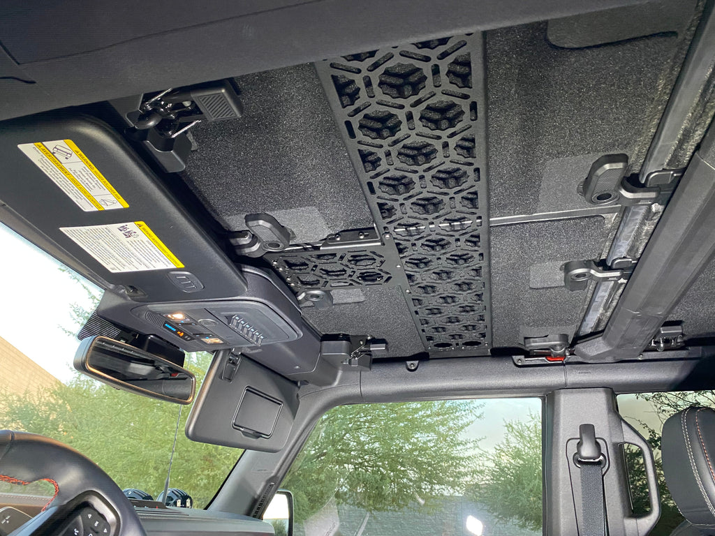 Bronco 2021 + Inside Roof Mount (across front seats with short front panel) by Adapt-A-Panel - PCI Race Radios