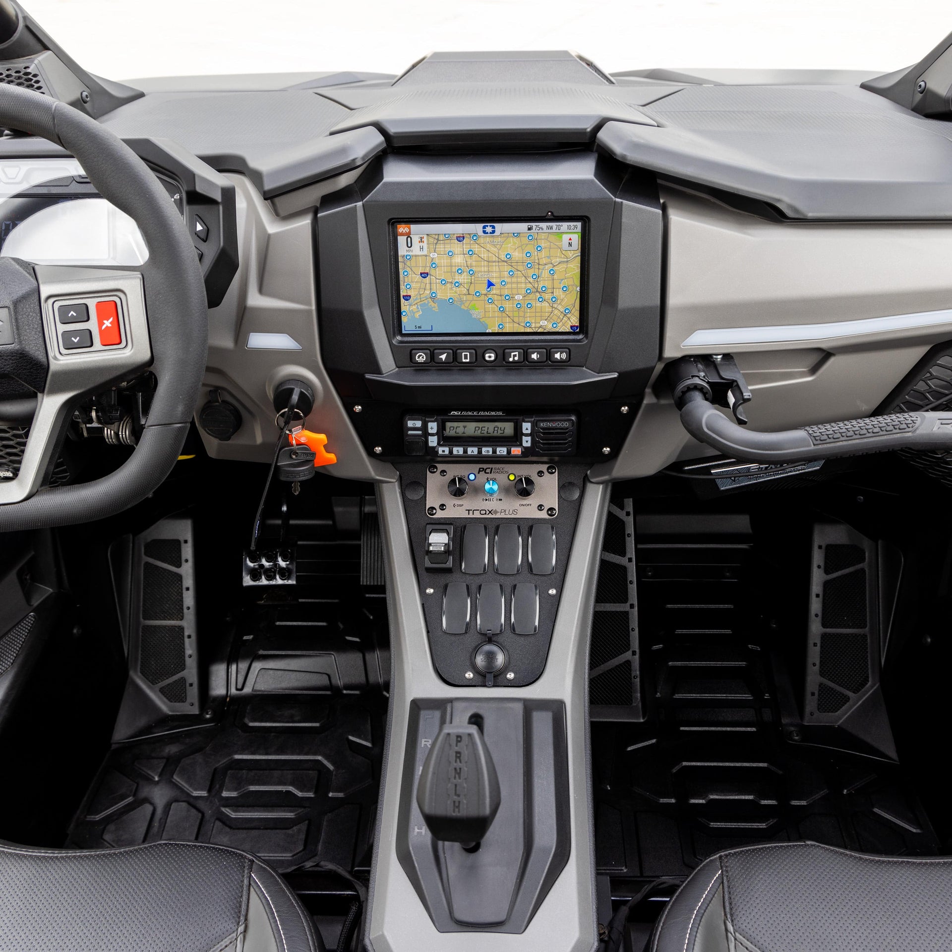 RZR Pro R Radio and Intercom Bracket - PCI Race Radios