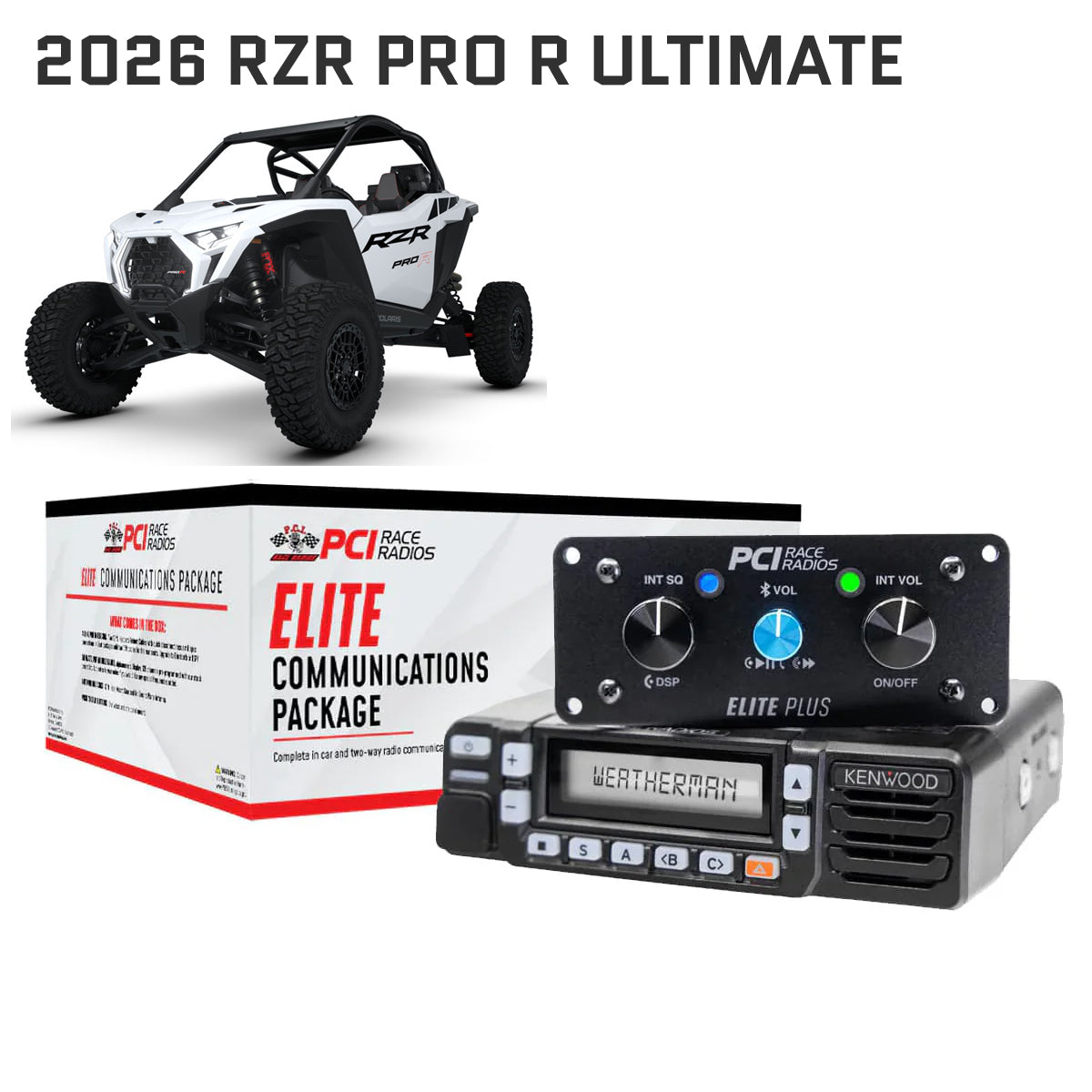 RZR PRO R Series 2025 Elite UTV Communications Package - PCI Race Radios