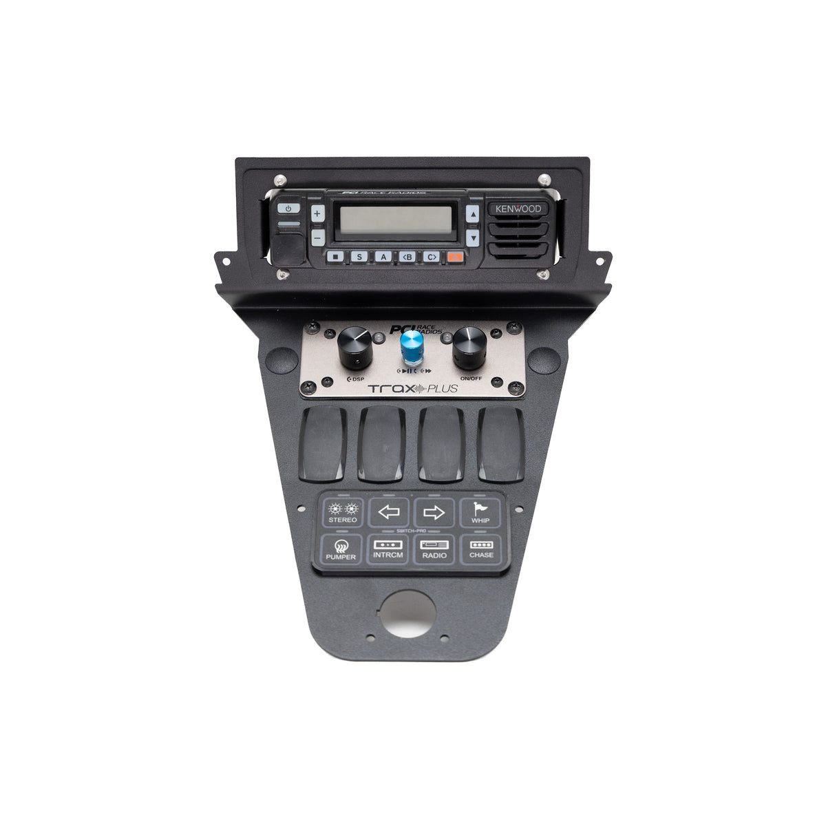 Polaris 2025 RZR Pro R Kenwood Radio and Intercom with Switch Pros Bracket - PCI Race Radios