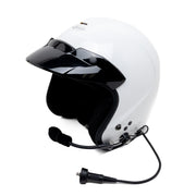 Gmax Open face White Helmet