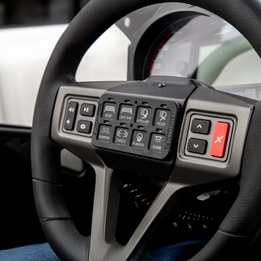 Polaris RZR Switch Pros 8 Steering Wheel Mount