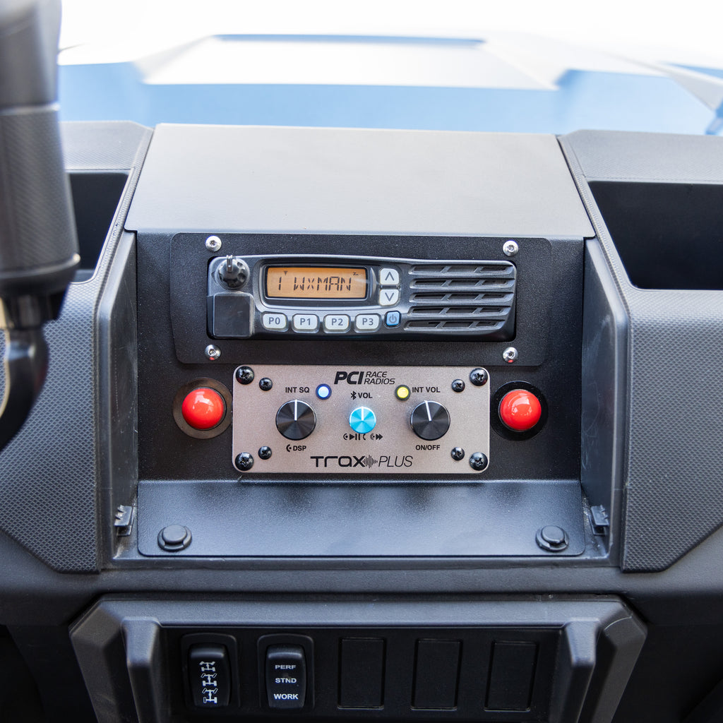 Polaris 2019+ Ranger Radio and Intercom Bracket - PCI Race Radios