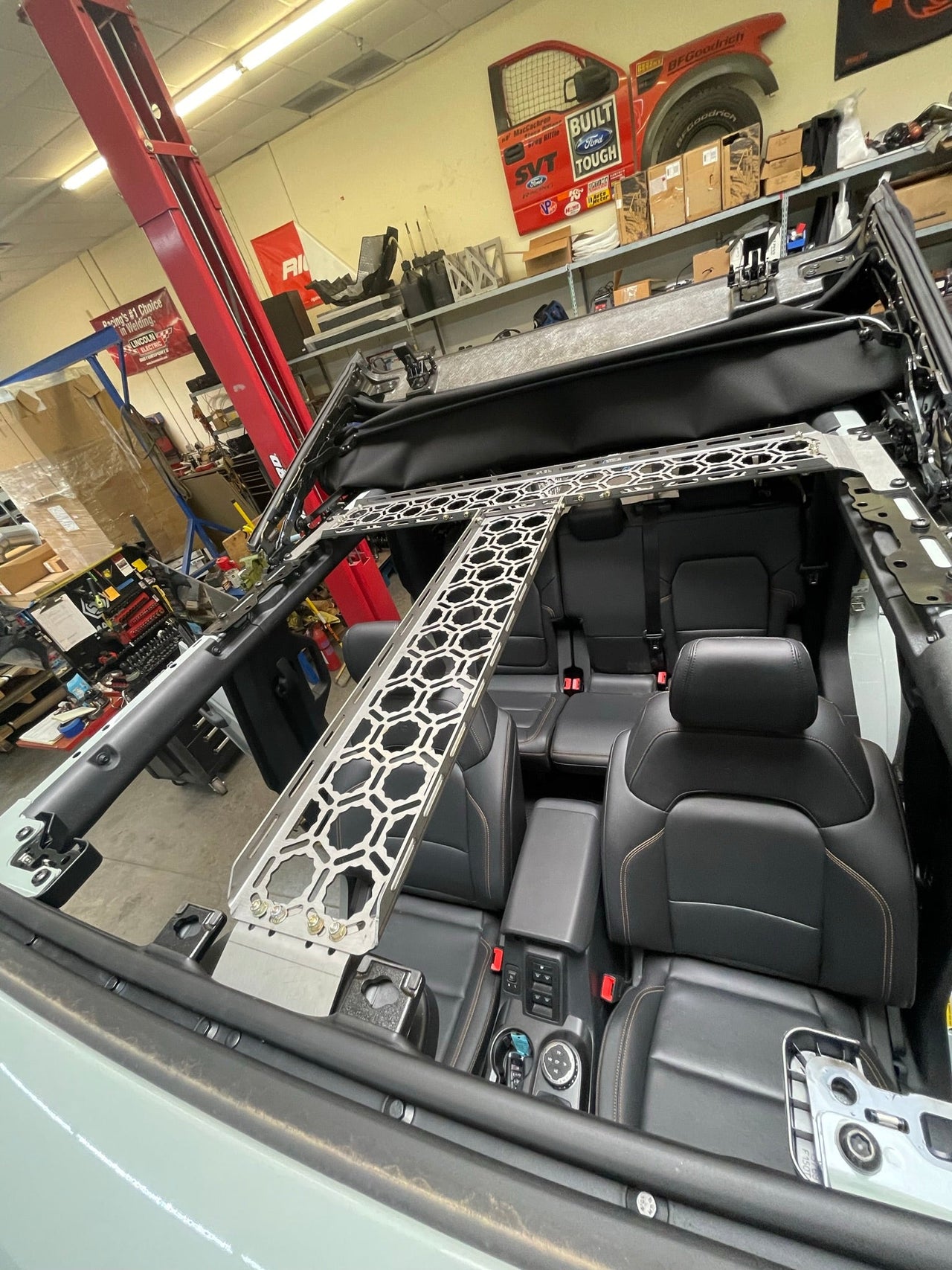 6th Gen Bronco Roof Panel Mount kit by Adapt-a-panel (full section) - PCI Race Radios
