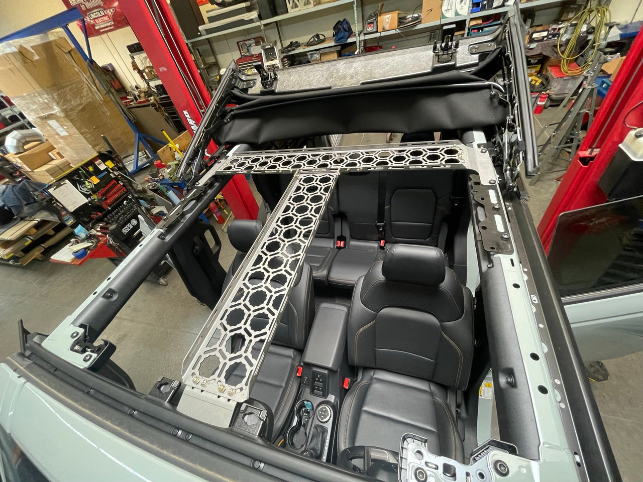 6th Gen Bronco Roof Panel Mount kit by Adapt-a-panel (full section) - PCI Race Radios