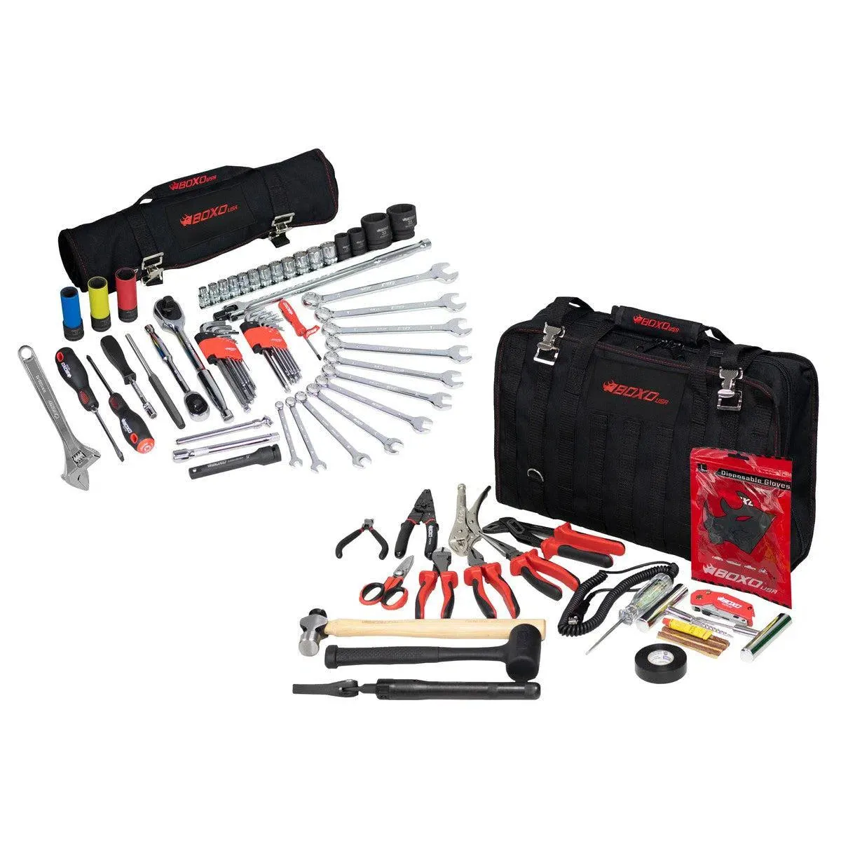 Boxo Off-Road Bag | 80-Piece Off-Road Tool Bag and Tool Roll