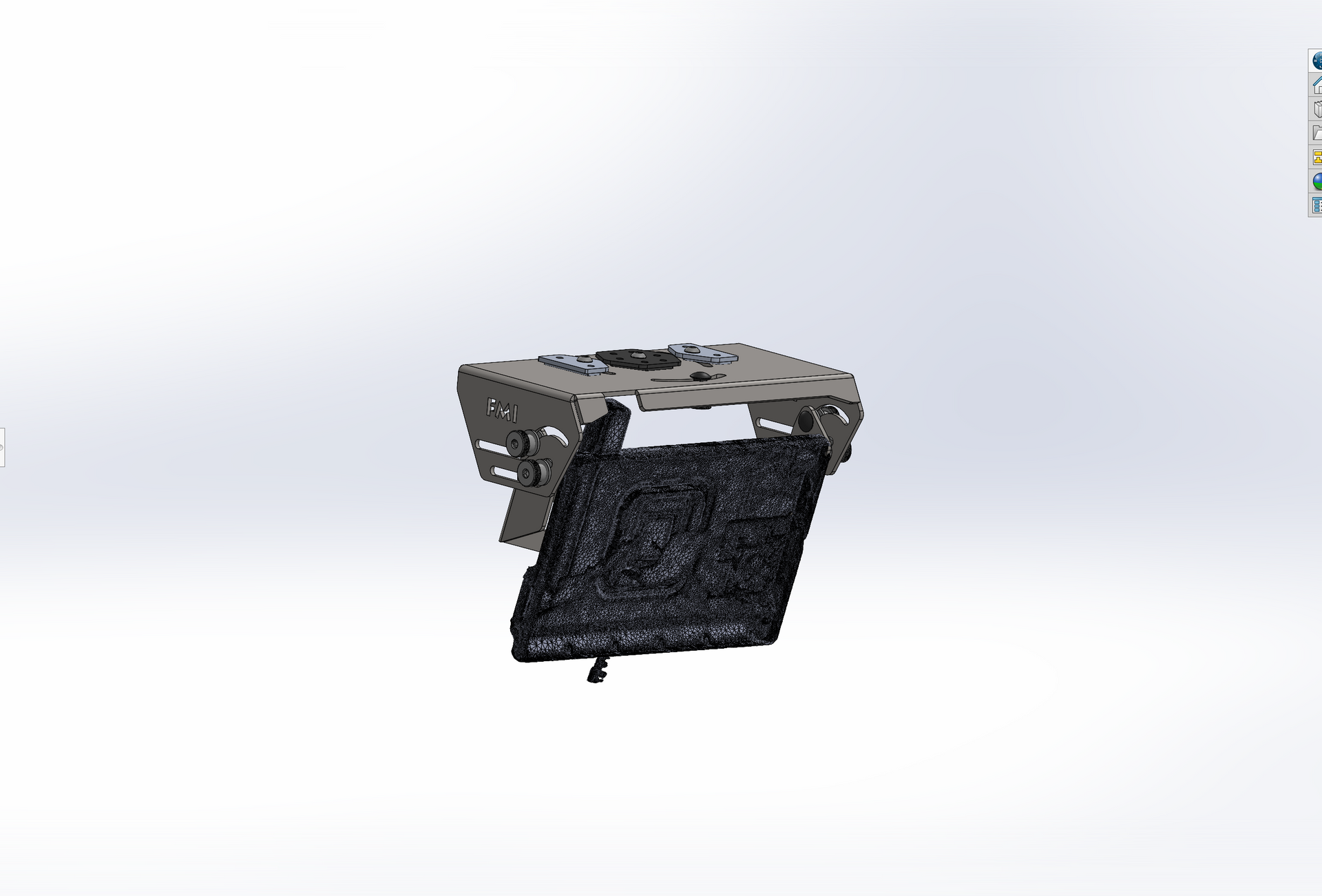 Fold Down Garmin TREAD-XL GPS Mount - (for Bronco & Bronco Raptor Roof Panel) - PCI Race Radios