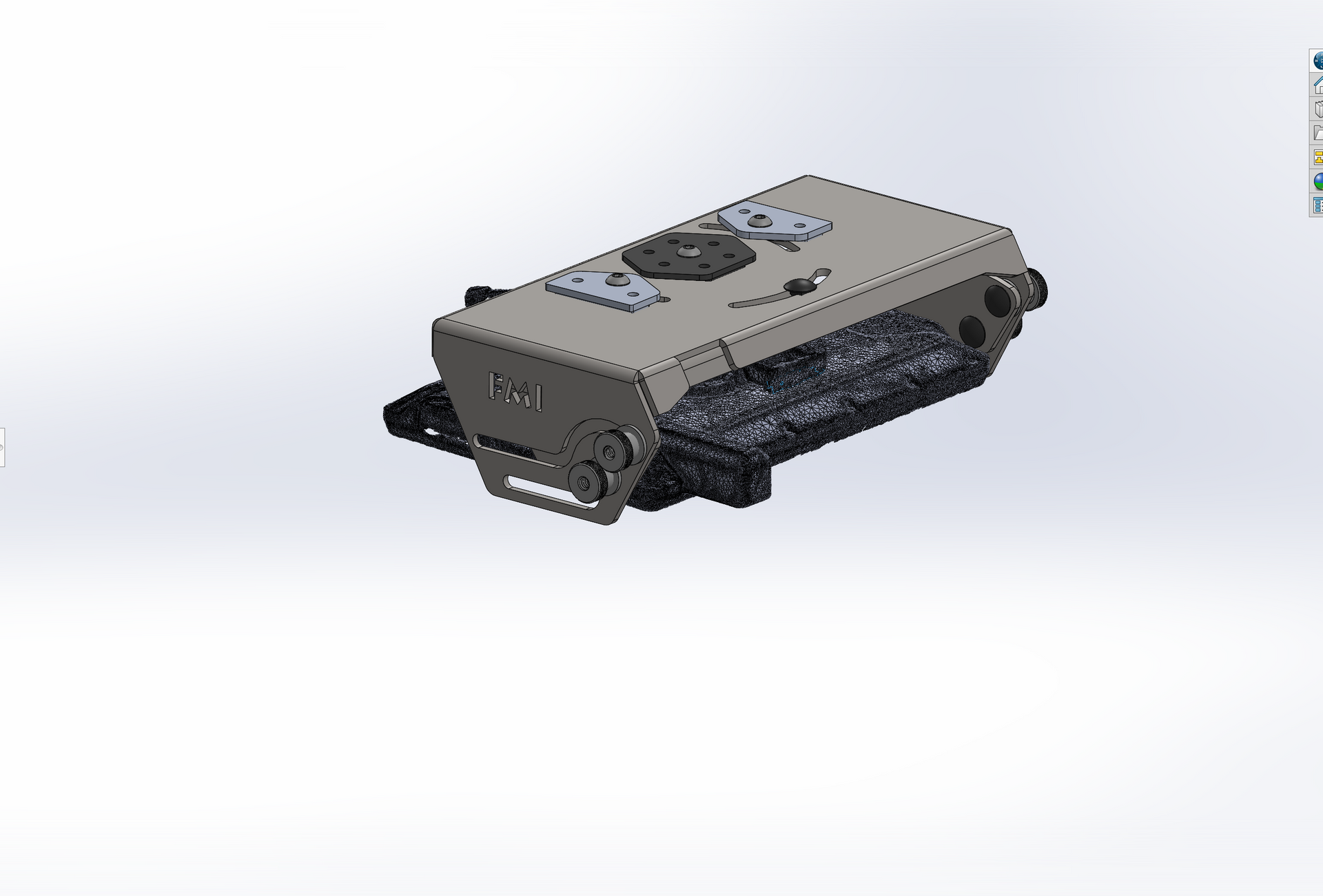 Fold Down Garmin TREAD-XL GPS Mount - (for Bronco & Bronco Raptor Roof Panel) - PCI Race Radios