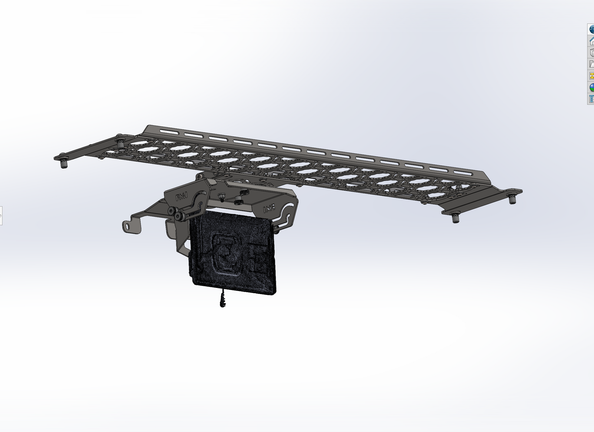Fold Down Garmin TREAD-XL GPS Mount - (for Bronco & Bronco Raptor Roof Panel) - PCI Race Radios