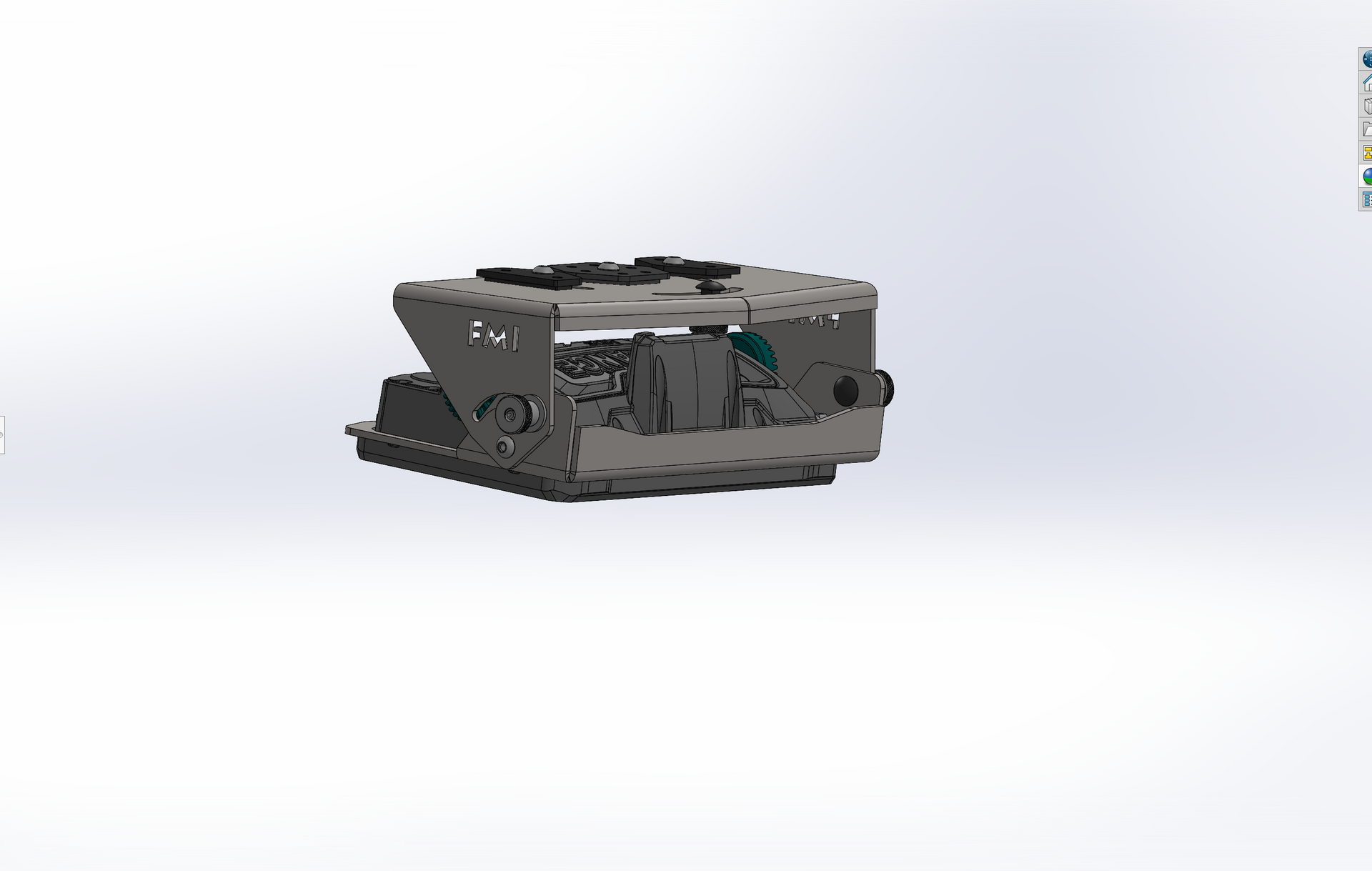 Fold Down Lowrance HDS7-LIVE GPS Mount - Bronco and Bronco Raptor Roof Mount - PCI Race Radios
