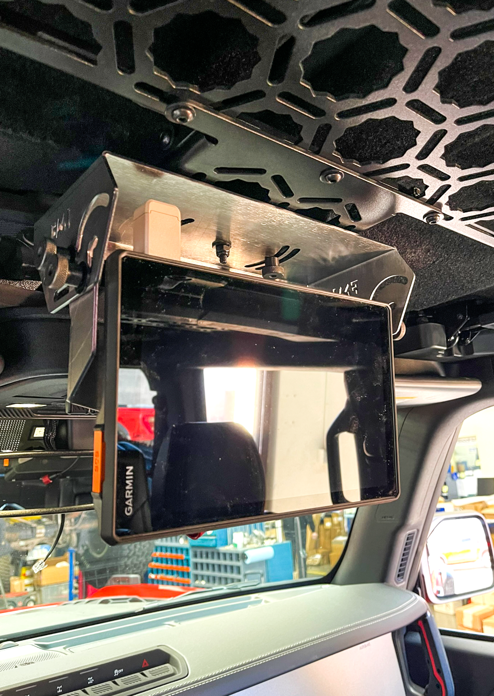 Fold Down Garmin TREAD-XL GPS Mount - (for Bronco & Bronco Raptor Roof Panel) - PCI Race Radios
