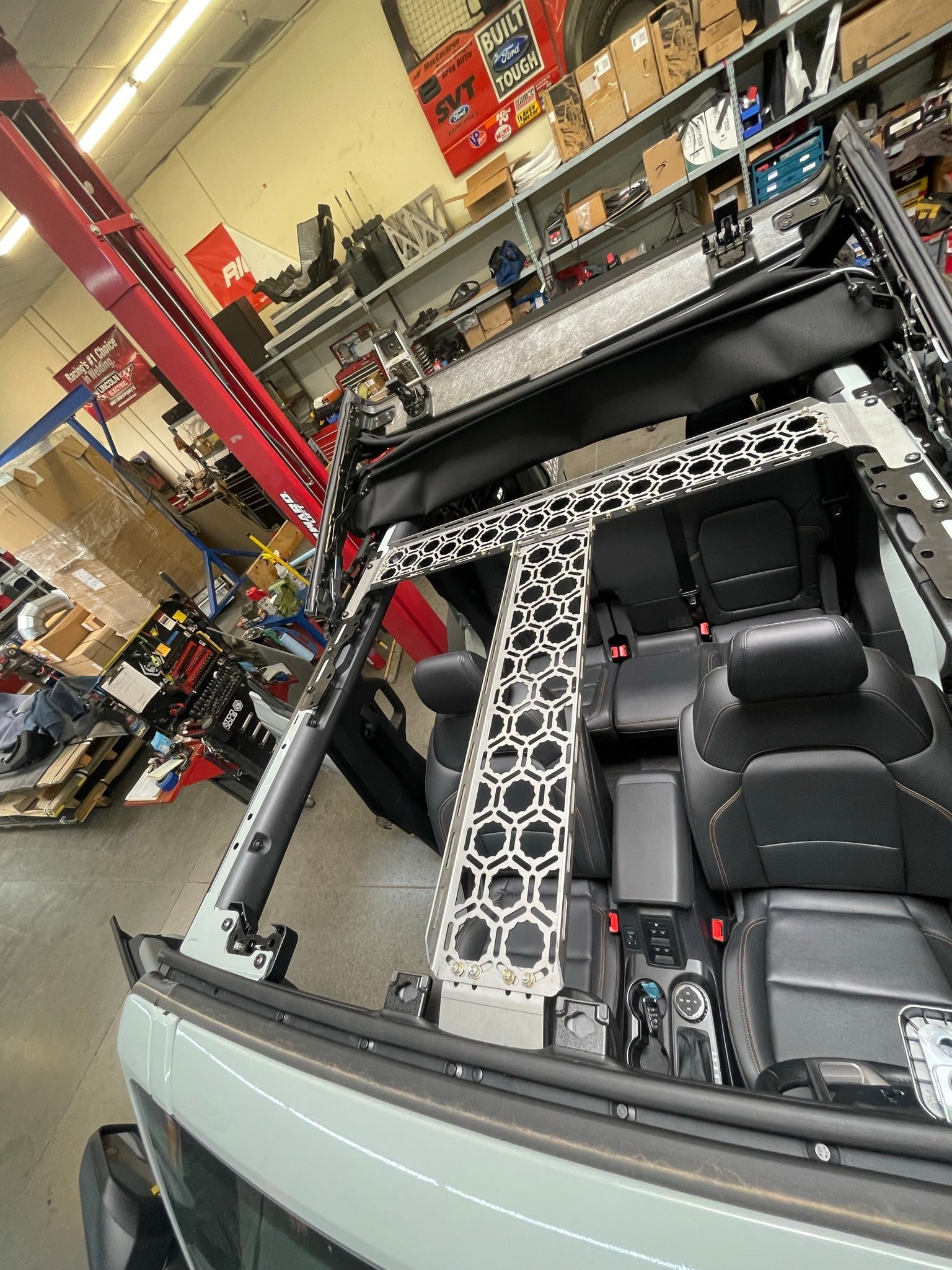 6th Gen Bronco Roof Panel Mount kit by Adapt-a-panel (full section) - PCI Race Radios