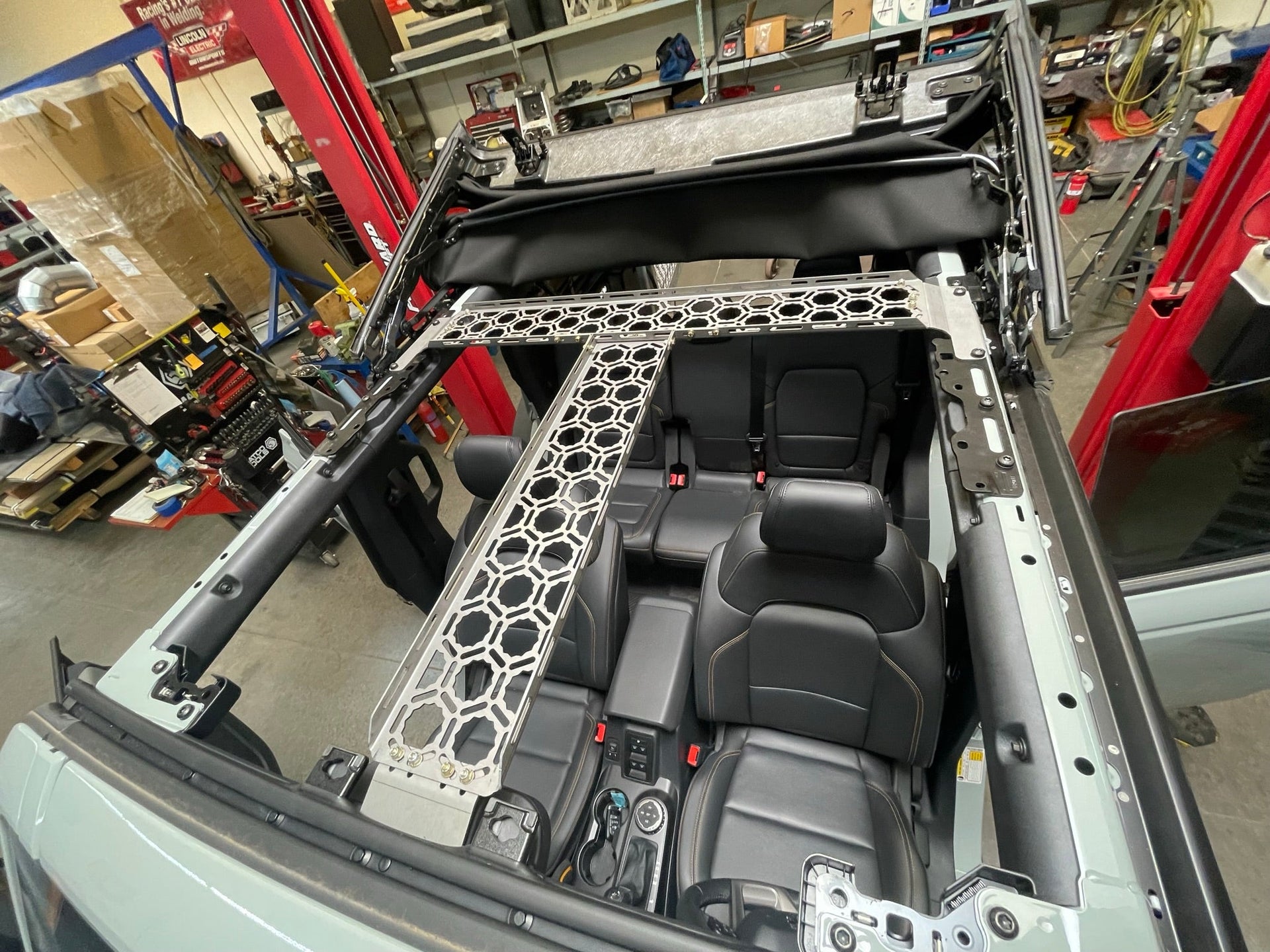 6th Gen Bronco Roof Panel Mount kit by Adapt-a-panel (full section) - PCI Race Radios