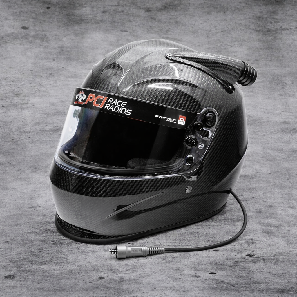 Clearance Pyrotect Sportmax DOT Carbon Fiber MidAir Helmet - PCI Race Radios