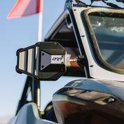 DRT Billet Aluminum Tactical Convex Side Mirror Set - PCI Race Radios
