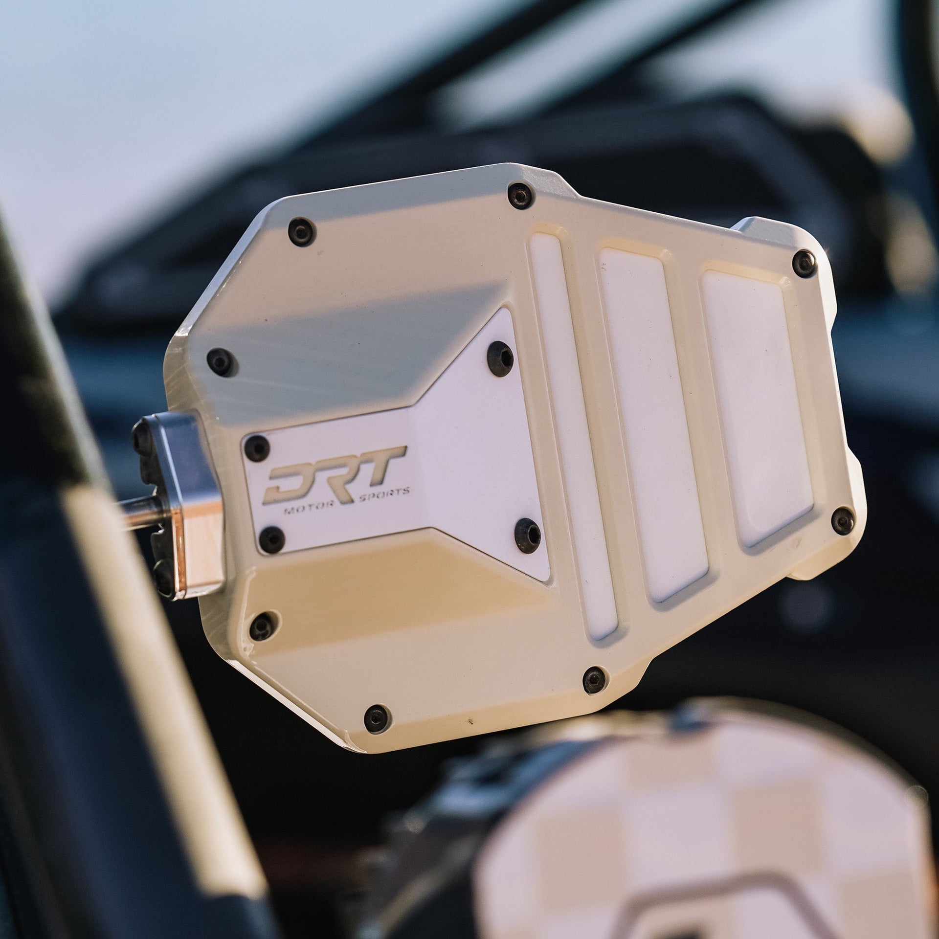 DRT Billet Aluminum Tactical Convex Side Mirror Set - PCI Race Radios