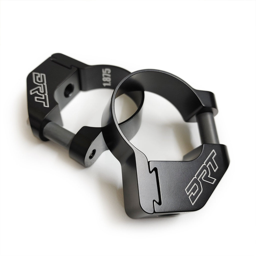 DRT Billet Aluminum Tactical Convex Side Mirror Set - PCI Race Radios