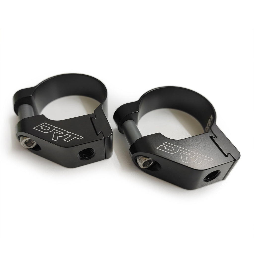 DRT Billet Aluminum Tactical Convex Side Mirror Set - PCI Race Radios