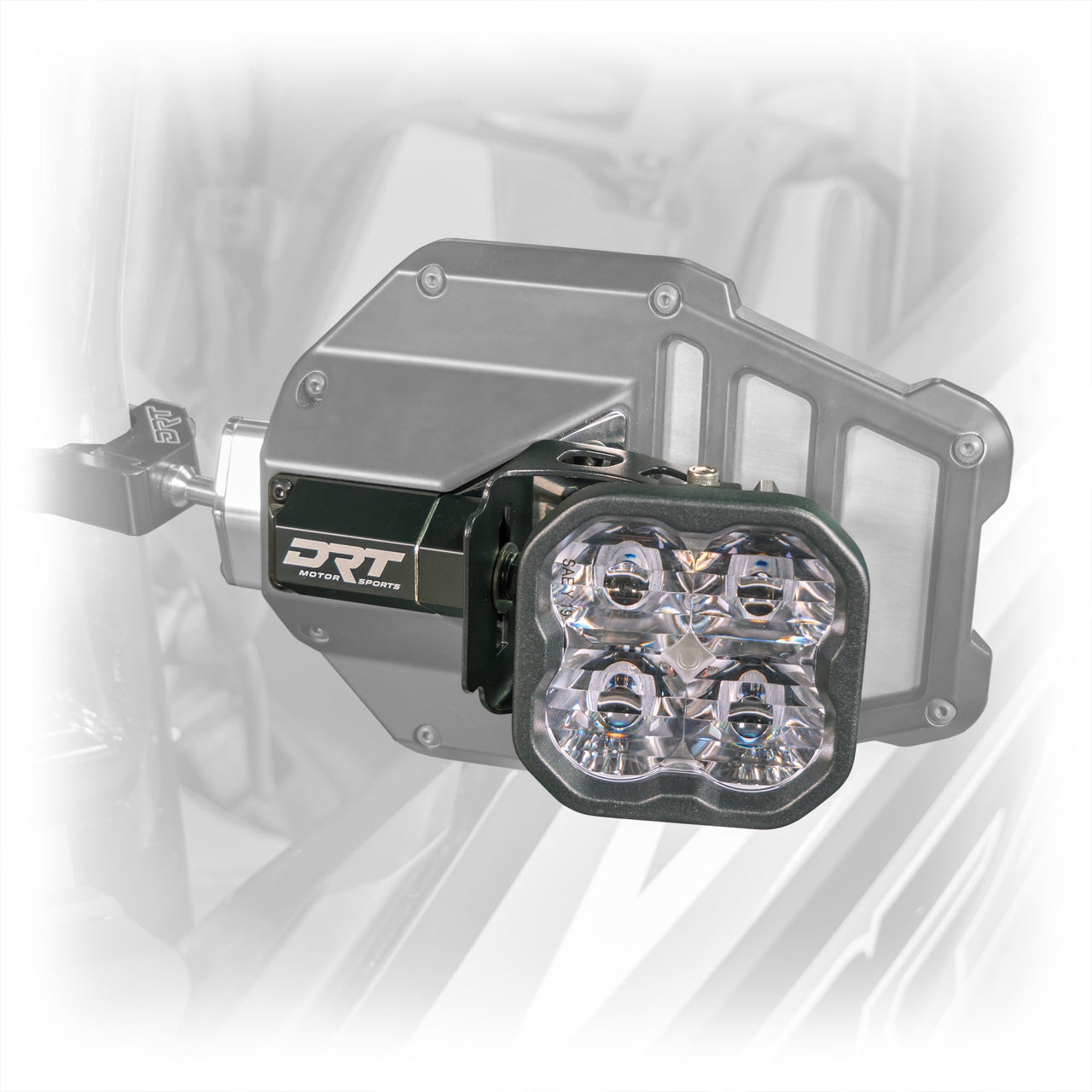 DRT Aluminum Tactical Mirror Light Bracket Kit - PCI Race Radios
