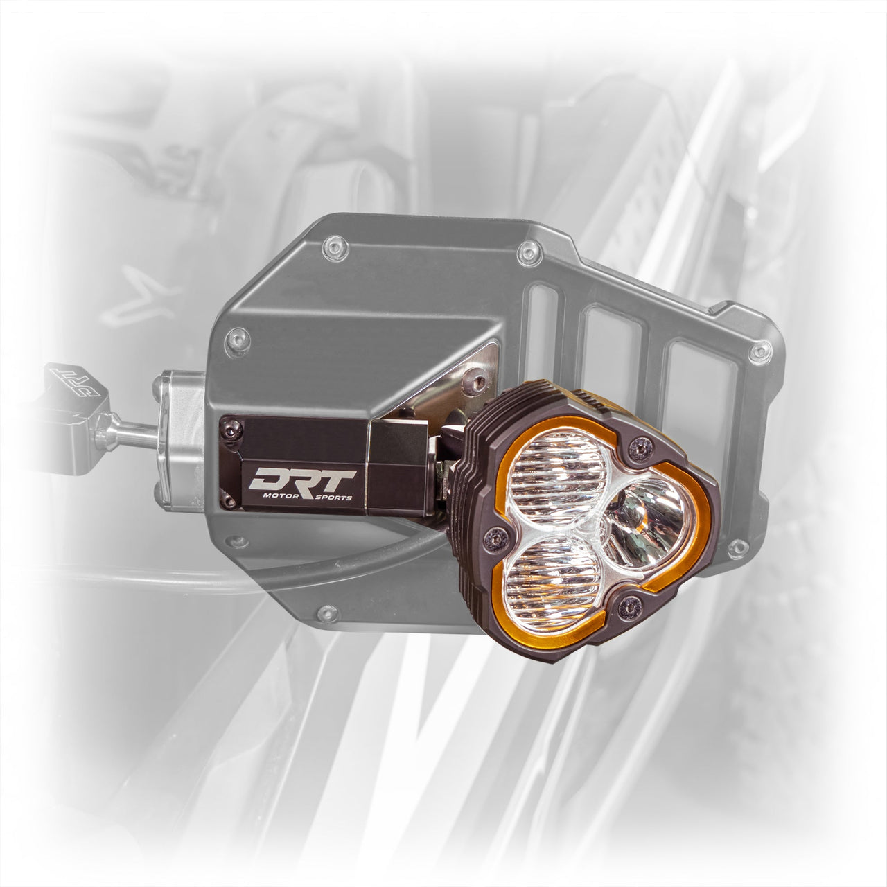 DRT Aluminum Tactical Mirror Light Bracket Kit - PCI Race Radios