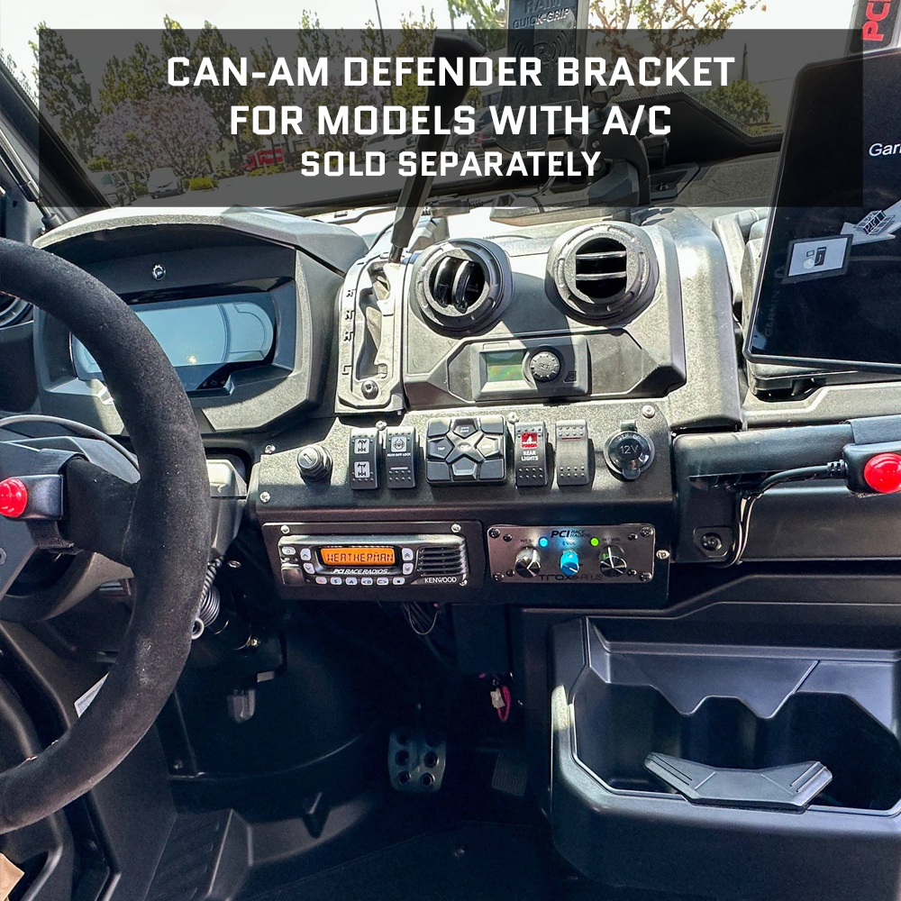 Can Am Defender Elite UTV Communications Package - PCI Race Radios