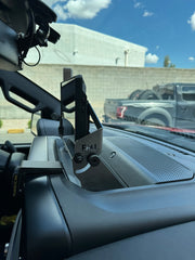 Gen 3 Raptor & 2021+ F150 - Center Dash Fold Down GPS mount - Garmin TREAD XL - PCI Race Radios
