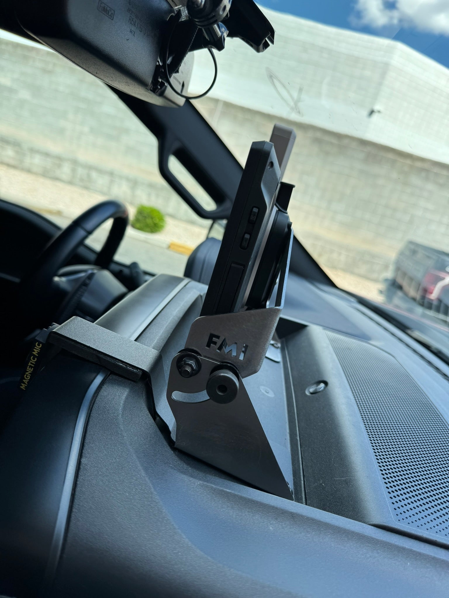 Gen 3 Raptor & 2021+ F150 - Center Dash Fold Down GPS mount - Garmin TREAD XL - PCI Race Radios