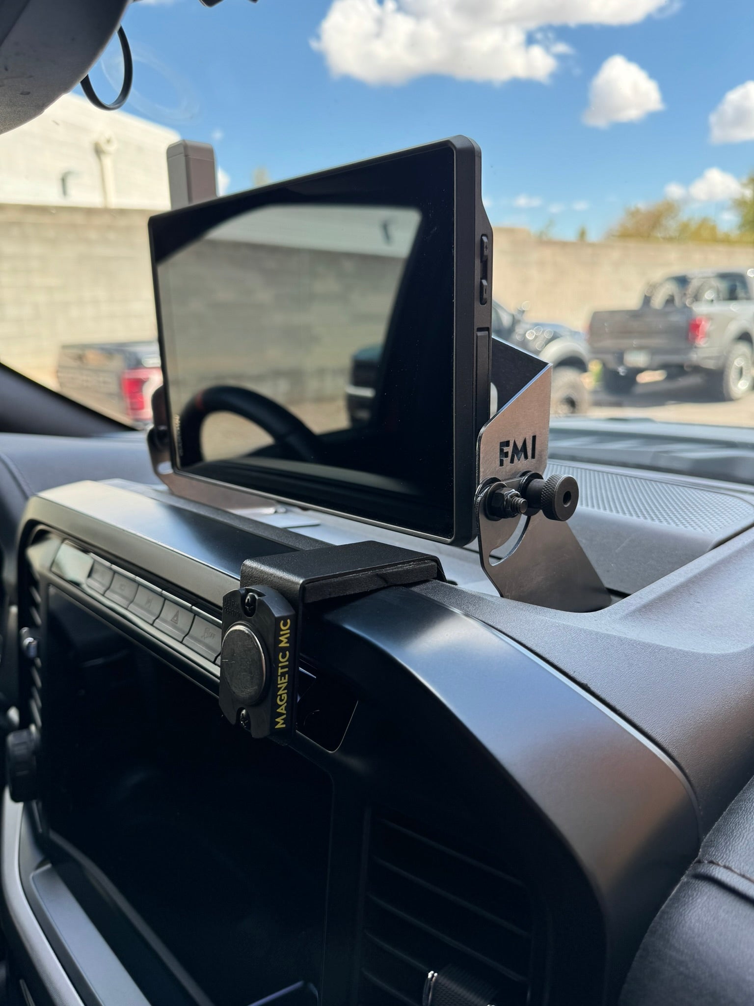 Gen 3 Raptor & 2021+ F150 - Center Dash Fold Down GPS mount - Garmin TREAD XL - PCI Race Radios