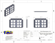 PACKOUT Storage Universal Mounting Plate - PCI Race Radios