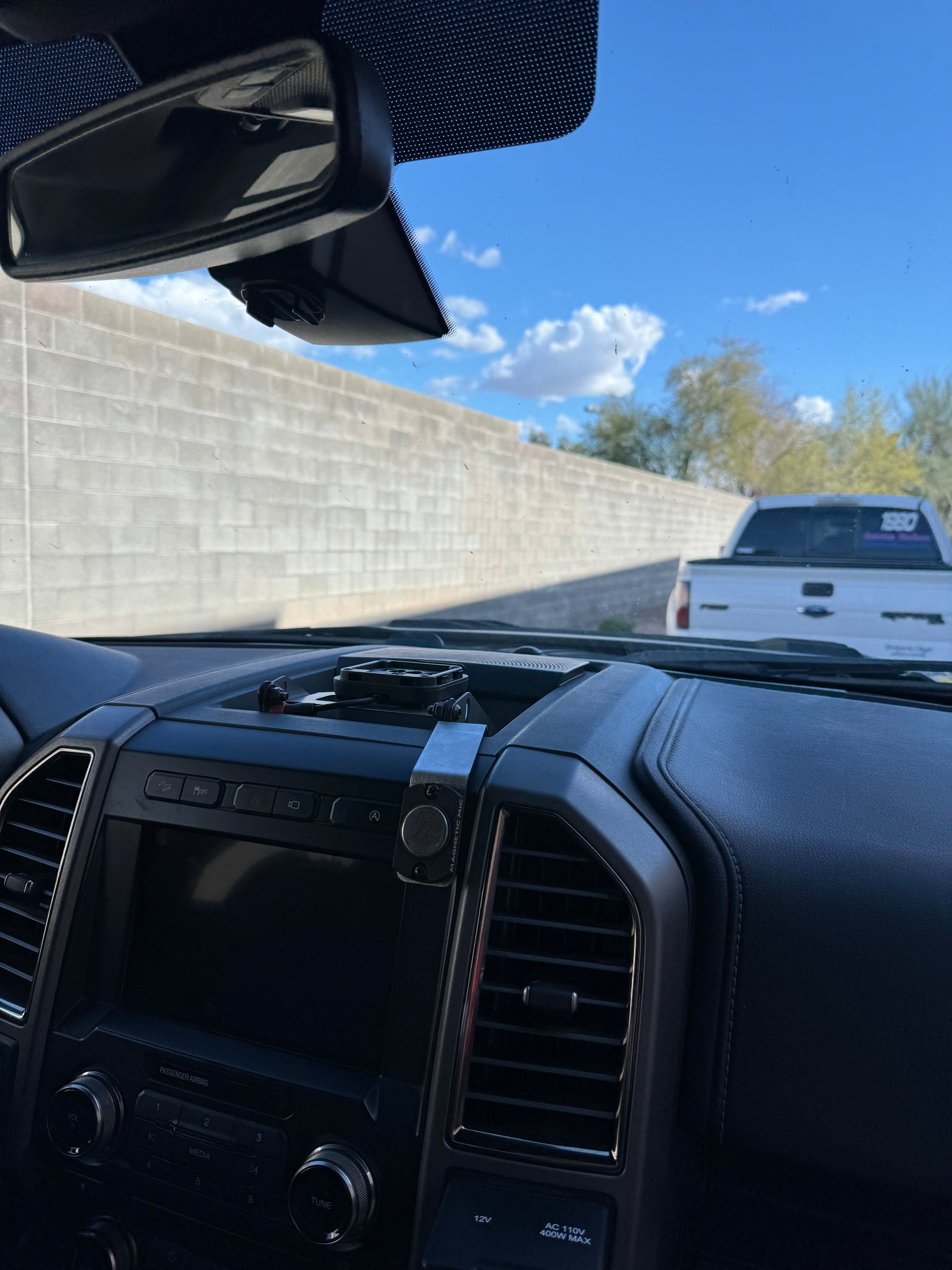Gen 2 Raptor / F150 / Super Duty - Center Dash Fold Down GPS Mount (Garmin TREAD XL) - PCI Race Radios