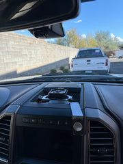 Gen 2 Raptor / F150 / Super Duty - Center Dash Fold Down GPS Mount (Garmin TREAD XL) - PCI Race Radios