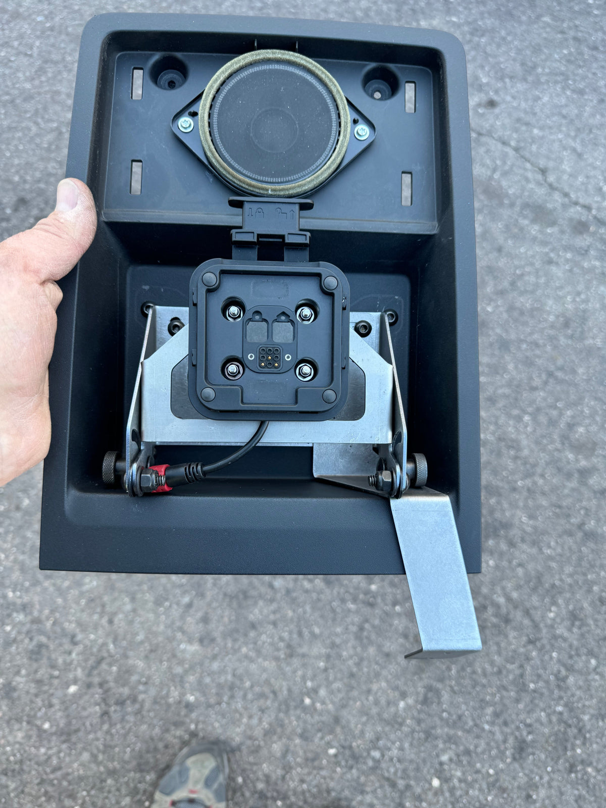 Gen 2 Raptor / F150 / Super Duty - Center Dash Fold Down GPS Mount (Garmin TREAD XL) - PCI Race Radios