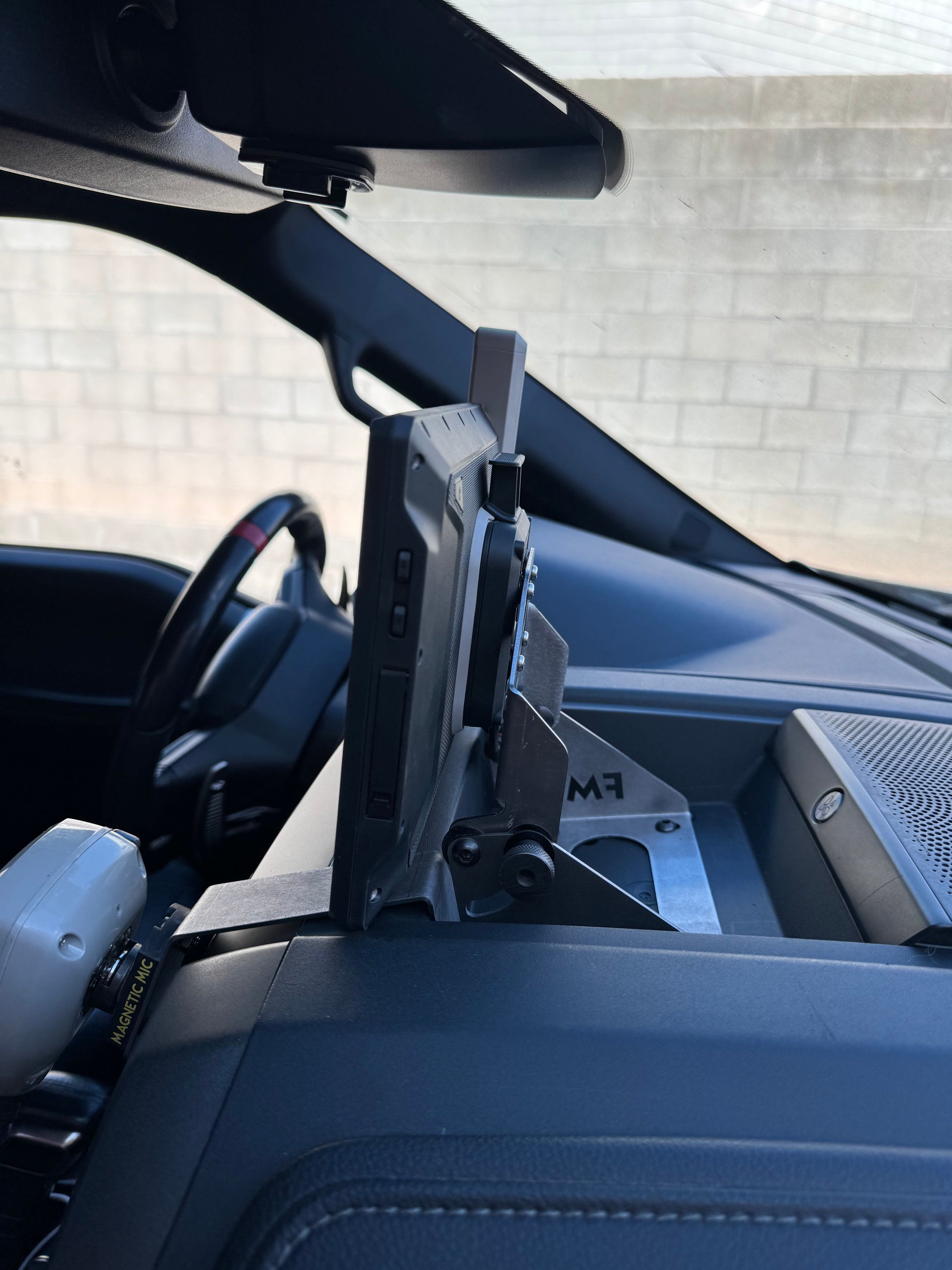 Gen 2 Raptor / F150 / Super Duty - Center Dash Fold Down GPS Mount (Garmin TREAD XL) - PCI Race Radios