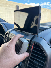 Gen 2 Raptor / F150 / Super Duty - Center Dash Fold Down GPS Mount (Garmin TREAD XL) - PCI Race Radios