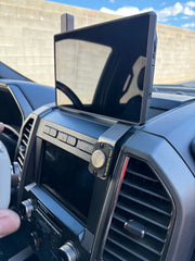 Gen 2 Raptor / F150 / Super Duty - Center Dash Fold Down GPS Mount (Garmin TREAD XL) - PCI Race Radios