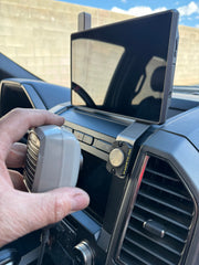Gen 2 Raptor / F150 / Super Duty - Center Dash Fold Down GPS Mount (Garmin TREAD XL) - PCI Race Radios